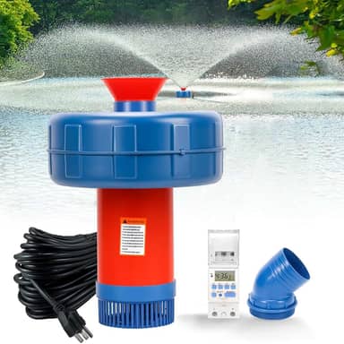 220V, Aerador Chafariz Piscicultura 1.1kW, Bomba de Circulagad, 30 m³/h, com fio de 30m, Sistema de Aeração de Fonte Flutuante, Bomba de Água Aeradora para Lagos, Aerador com Lagos Grandes E Pequenos