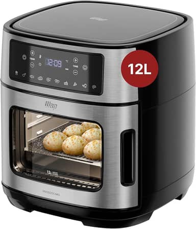 WAP Fritadeira Elétrica Air Fryer OVEN DIGITAL 12 Litros, Revestimento Antiaderente, 10 Funções, 1800W 127V