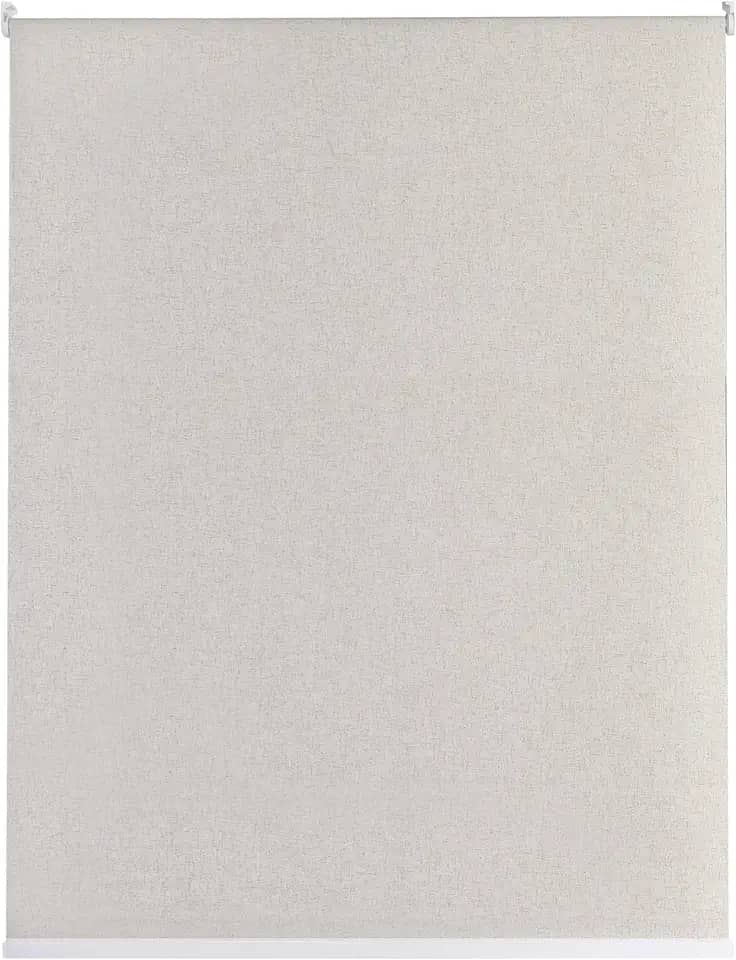 Persiana Blackout Bloom Dual Block em Poliéster na Cor Bege 60x80 cm para Quarto, Sala, Escritório, e Home Theater Controle de Luminosidade