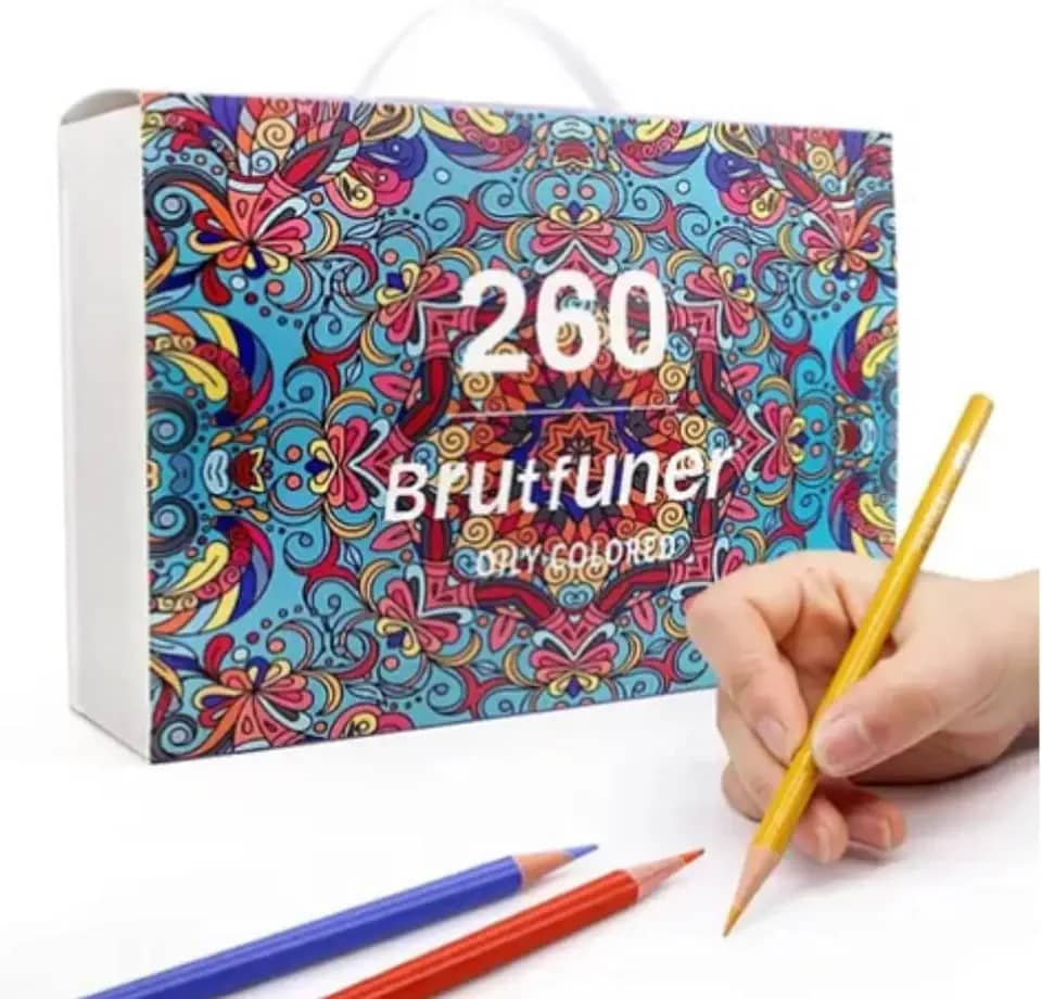 Lapis De Cor Desenho Profissional Caixa Com 260 Cores Óleo