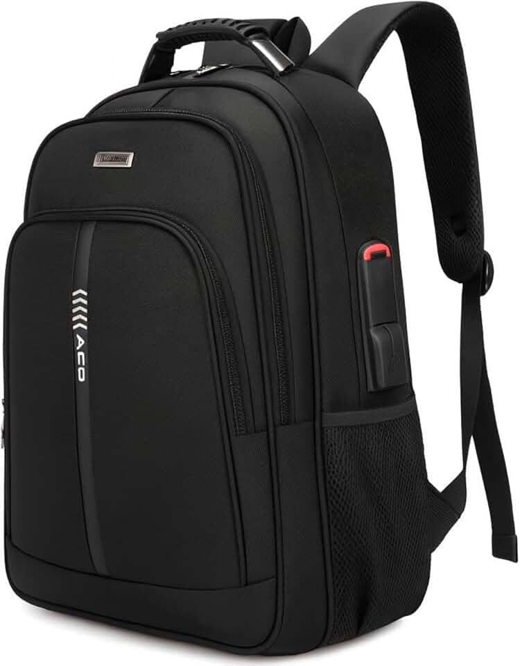 Mochila Executiva Impermeável para Notebook até 17,3” – Antifurto com Cabo de Aço, USB Externa, Masculina Grande, Trabalho e Viagem