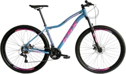 Bicicleta Bike Aro 29 MTB Câmbios Especiais Alumínio KSX SD7 21 Velocidades Marchas Index Cabeamento Interno Feminina