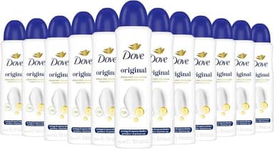 Dove 12 Unidades Desodorante Antitranspirante Aerossol Original 150ml