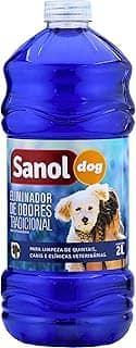 Sanol Dog Eliminador De Odores Para Cães E Gatos Tradicional 2 Litros Azul
