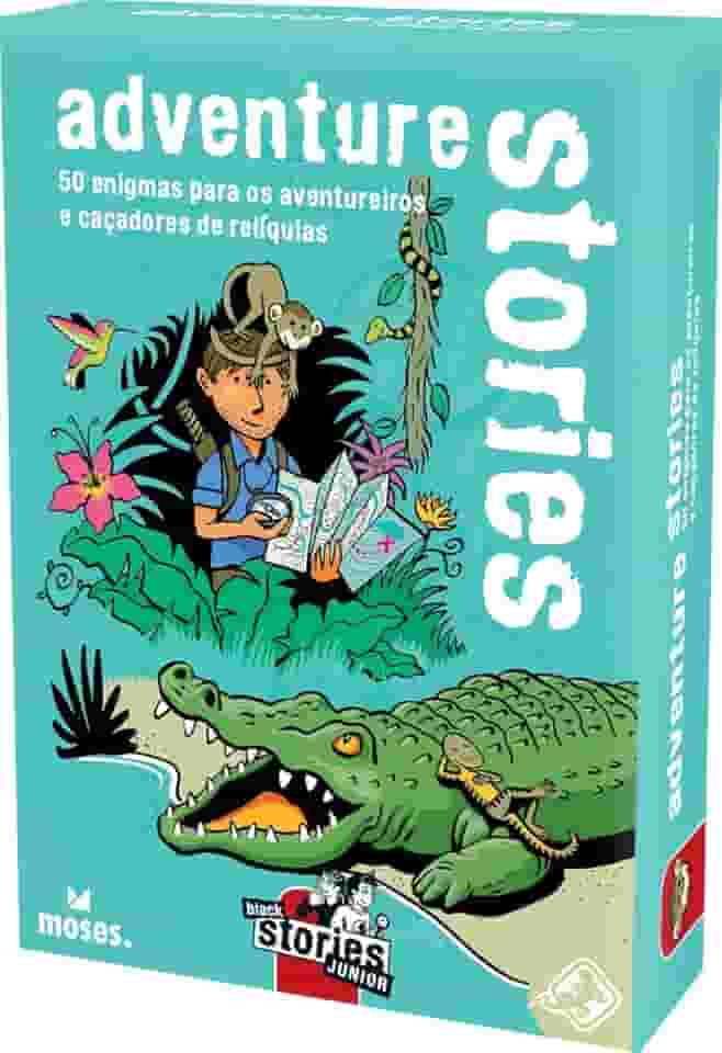 Galápagos, Histórias Intrépidas (Adventure Stories), Jogo de Enigmas para Amigos, + de 2 jogadores, 15 minutos por partida