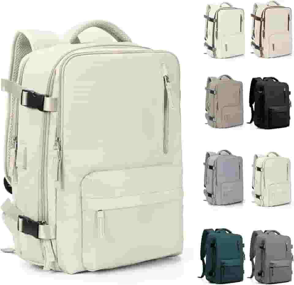 Mochila Executiva de Viagem Grande 40L Impermeável com Porta USB, Mochila Compartimento para Notebook, Mochila Feminina/Masculina Reforçada para Trabalho e viagem – VANOVA