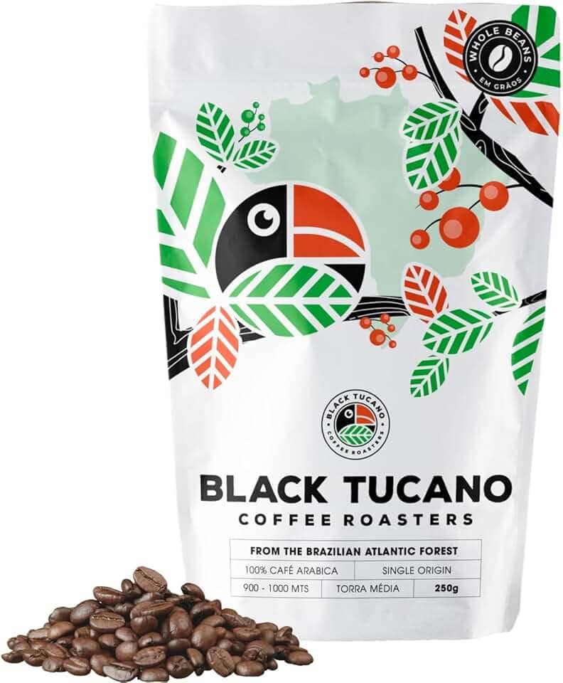 Black Tucano Coffee Café Especial Black Tucano Single Origin Em Grãos 250G