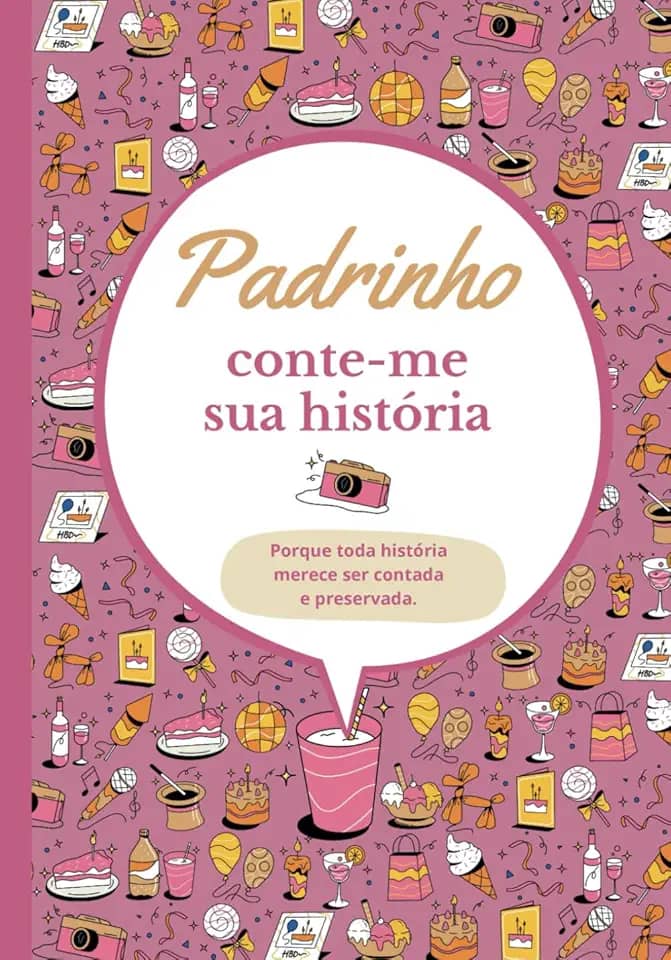 Padrinho conte-me sua história: Caderno de memórias para partilhar | Presente original para o melhor dos padrinhos | Para todas as ocasiões: aniversários, Natal... (Portuguese Edition)