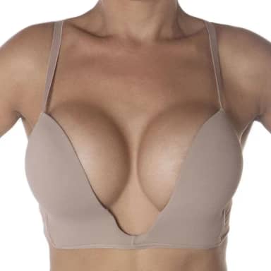 Sutiã push up efeito silicone decote profundo mágico Nayane Rodrigues