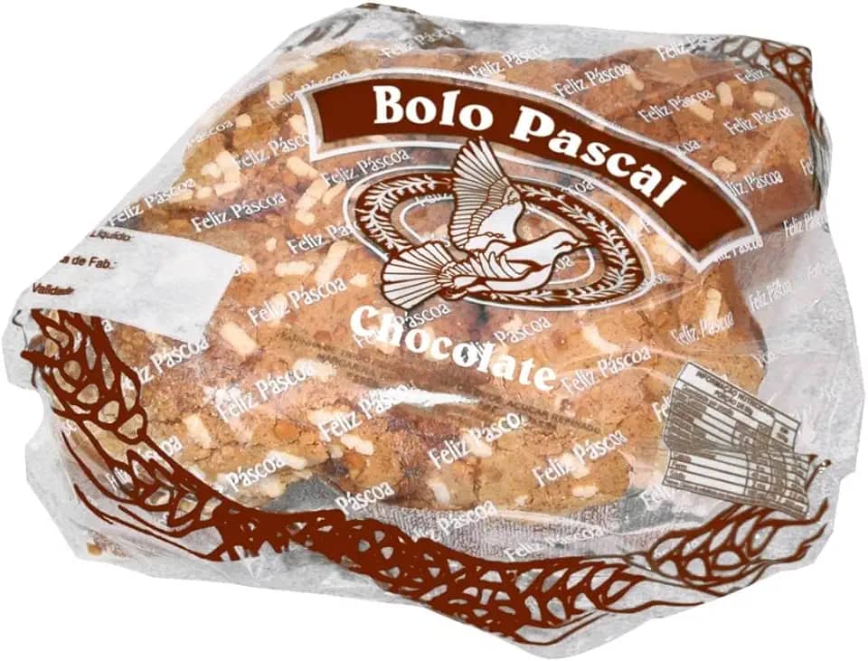 Saco Colomba Pascal De Chocolate de 500g (23x35) Com 1000 Unidades