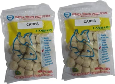 Kit 2 Isca De Pesca Massa De Pesca Natural Pronta Para Carpa