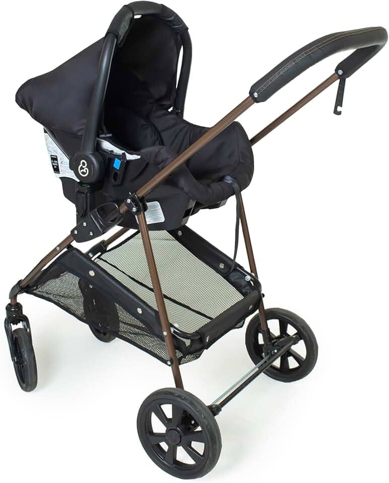 Galzerano Carrinho Napoli Travel System Preto Cobre Ptc