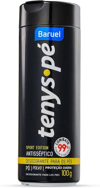 Tenys Pé Baruel Sport Edition Pó 100g - Talco desodorante para os pés