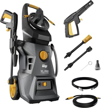 WAP Desobstruidora e Lavadora de Alta Pressão WL 2660 TURBO ULTRA, 420L/h, com Mangueira de Desobstrução, 1800W 127V