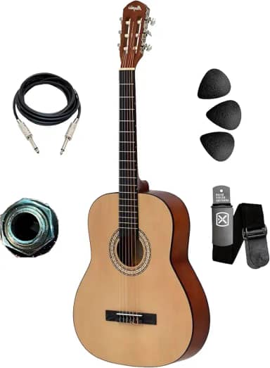 Violão Canhoto Eletroacústico Clássico Denver Memphis (NTS)