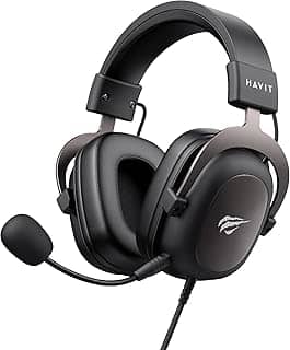 Havit Headphone Fone de Ouvido H2002d, Gamer, com Microfone, Falante 53mm, Plug 3, 5mm: compatível com XBOX ONE e PS4, HAVIT, HV-H2002d