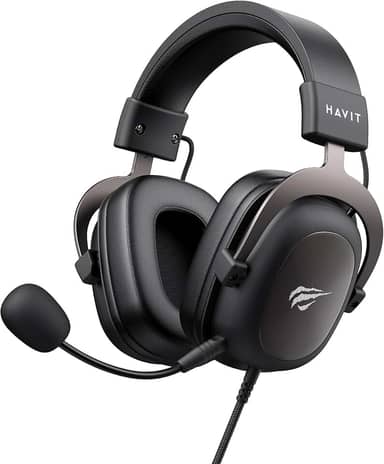 Havit Headphone Fone de Ouvido H2002d, Gamer, com Microfone, Falante 53mm, Plug 3, 5mm: compatível com XBOX ONE e PS4, HAVIT, HV-H2002d