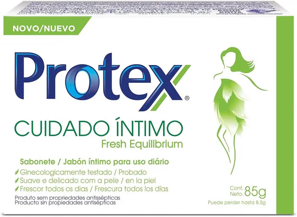 Sabonete Íntimo Barra Protex Cuidado Íntimo Fresh Equilibrium 85g