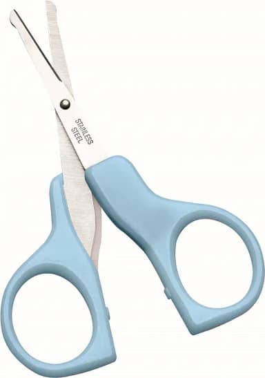 Marco Boni Tesoura Infantil Ponta Arredondada Cabo Plástico Aço Inox 1780 Azul 1 Unidade