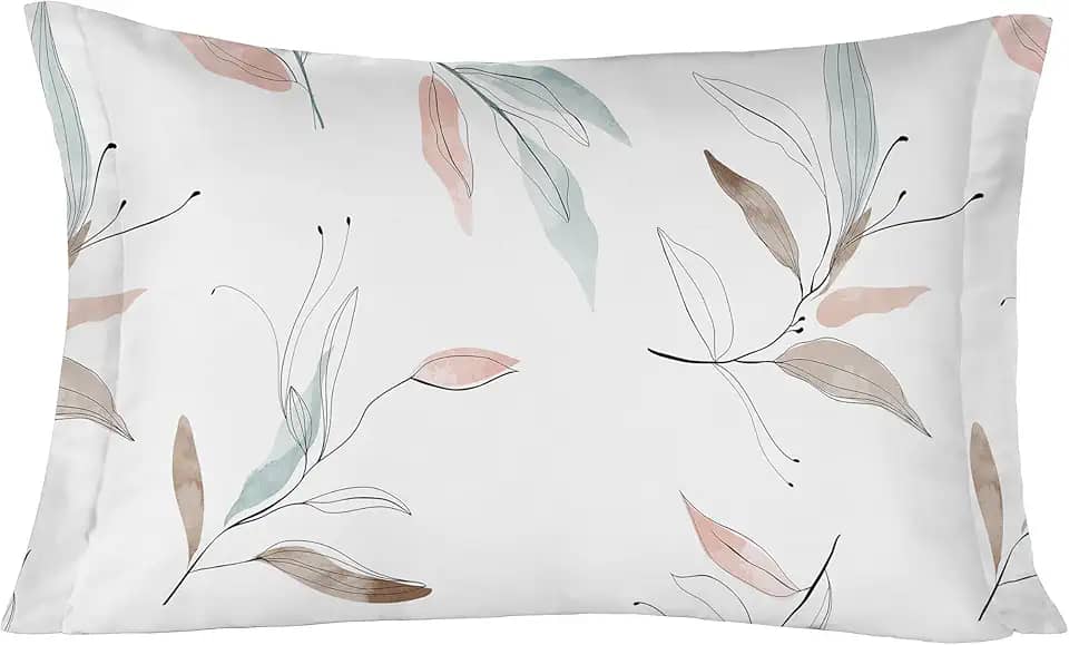 Fronha 050x070 cm Com abas Laterais 100% Algodão Teka Florença