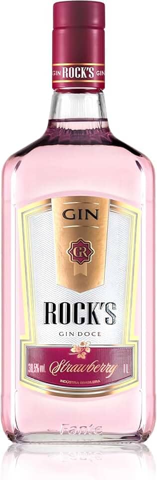 Rocks Gin Rocks Stramberry 995 Ml Sabor 1L