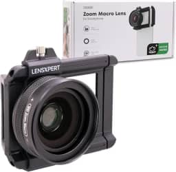 LensXpert Lente macro 10X-20X para smartphone, kit universal de lentes close-up HD com clipe para smartphone – perfeita para fotografia macro, joias, flores, insetos