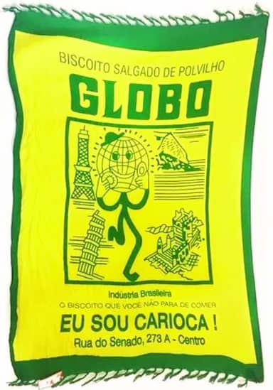 Canga de Praia Biscoito O Globo Salgado (Verde Poliester)
