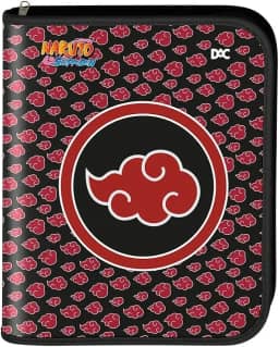 Fichario Escolar Argolado Com 48 Folhas 10 Divisorias Fechamento Em Ziper