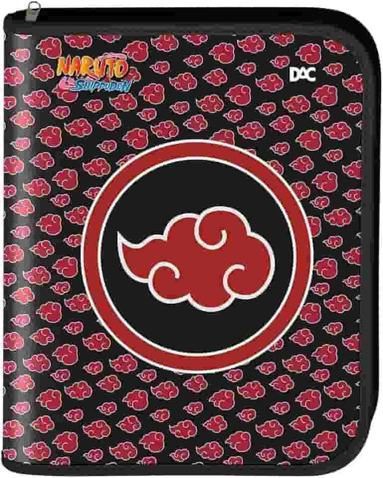 Fichario Escolar Argolado Com 48 Folhas 10 Divisorias Fechamento Em Ziper