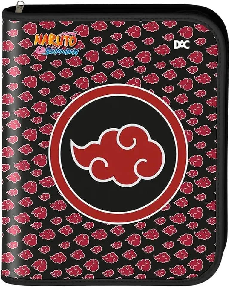 Fichario Escolar Argolado Com 48 Folhas 10 Divisorias Fechamento Em Ziper