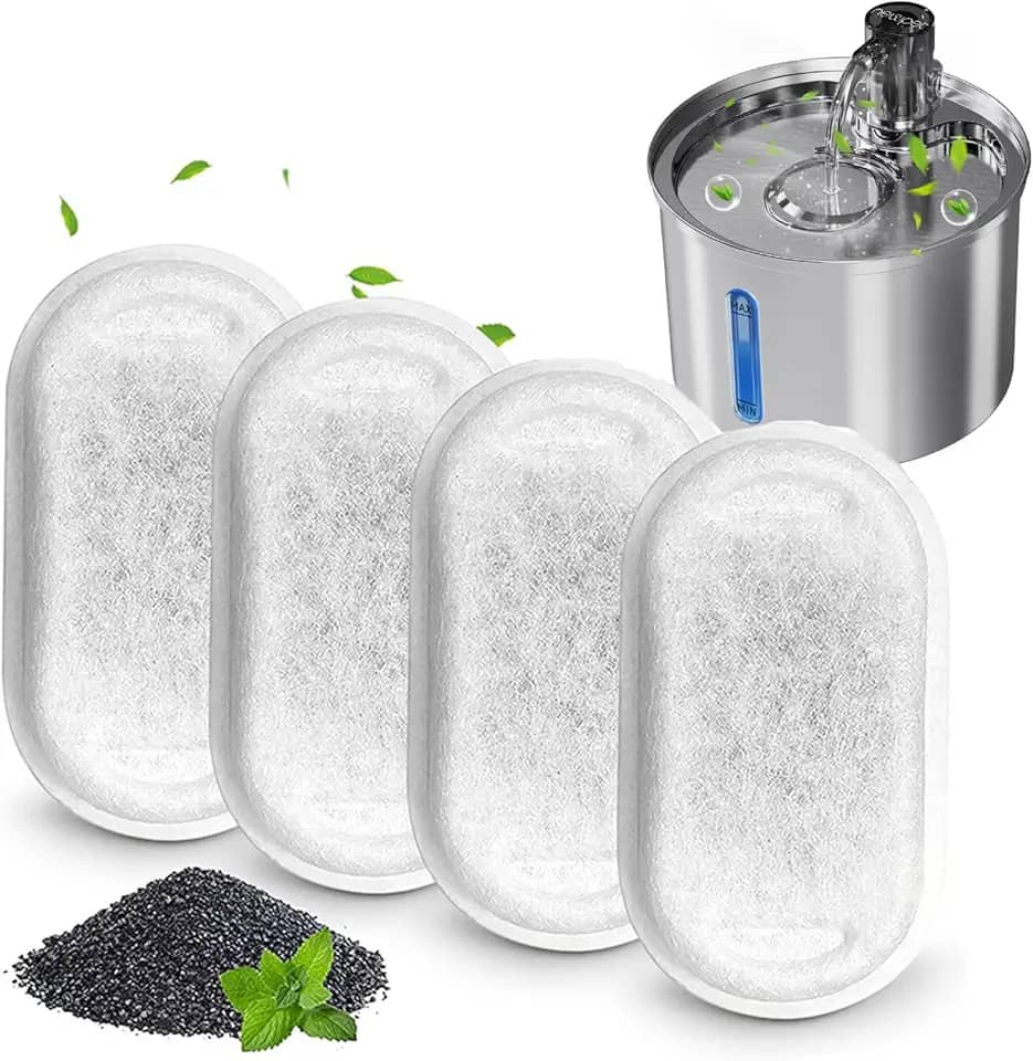 Filtro Bebedouro Gato, Filtro Refil 3.2L Fonte Bebedouro Gatos Comedouros, Bebedouros e Acessórios para Gatos (4)