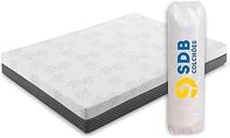 Colchão Casal De Molas Ensacadas 138x188x20cm D33 SDB Colchões (Cinza)