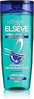 Shampoo L'Oréal Paris Elseve Hydra-Detox Anti-Caspa, 400ml