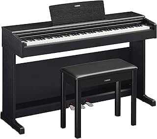 Piano Digital Arius YDP 145 B Preto 88 Teclas Yamaha