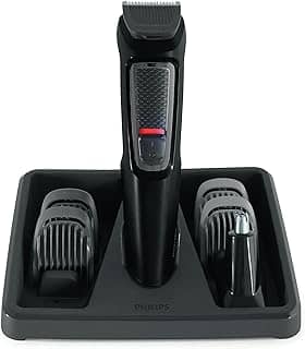 Aparador de Pelos 6 em 1 Philips Series 3000 MG3711/15 Multigroom Bivolt - máquina de barba com 6 Acessórios