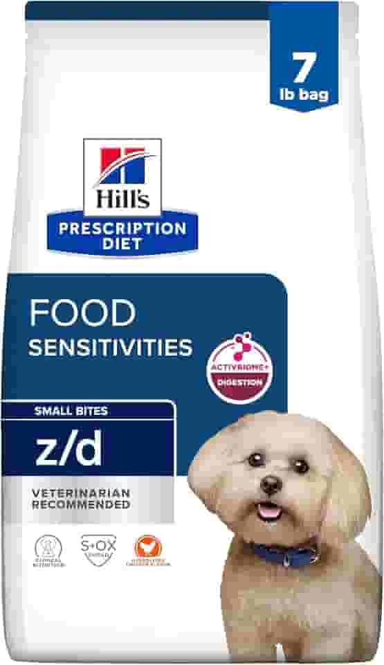 Ração Hills Prescription Diet z/d Canino Pedaços Pequenos - Alergia ou Intolerãncia Alimentar 3,17kg