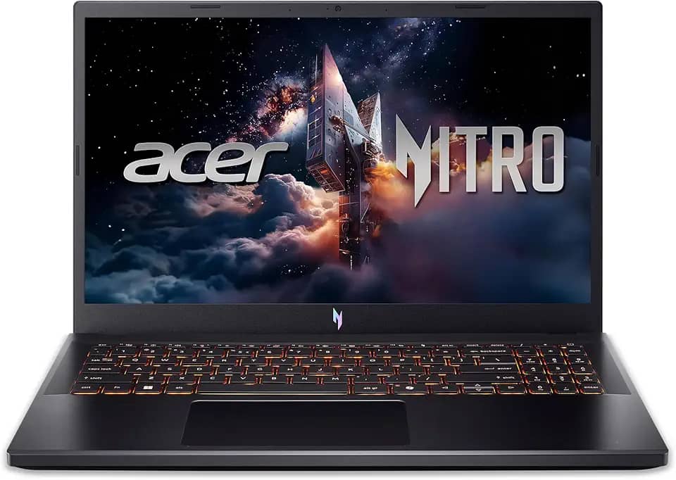 Acer Laptop para jogos Nitro V | Processador Intel Core i9-13900H | GPU para laptop NVIDIA GeForce RTX 5060 | Tela FHD IPS 165Hz de 15,6 polegadas | DDR4 de 16 GB | SSD Gen 4 de 1 TB | Wi-Fi 6 | KB