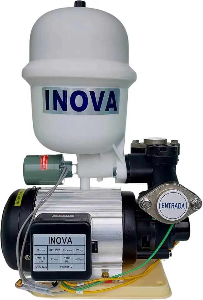 BOMBA PRESSURIZADORA DE ÁGUA INOVA GP 280 PPS 1/2 CV BIVOLT