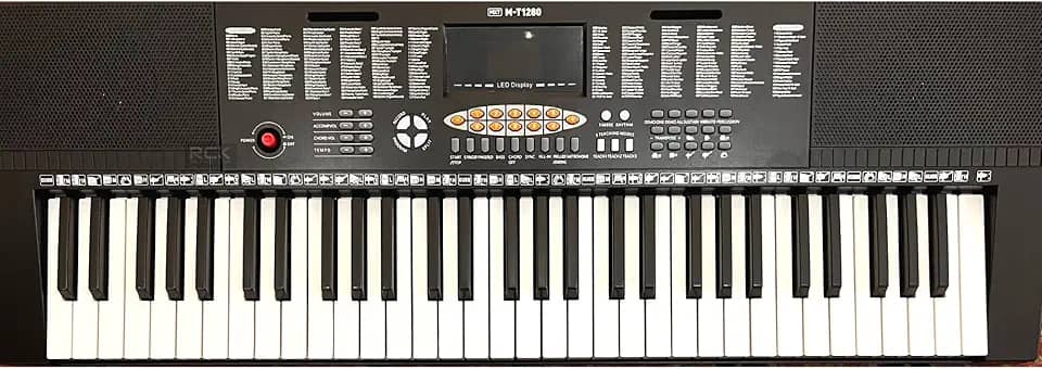 Teclado Musical Profissional 61 Teclas LCD Timbres e Ritmos