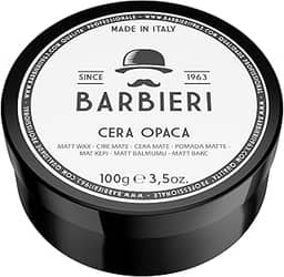 BARBIERI Pasta Matte 100g – Para Cabelo Masculino Efeito Meio-Opaco e Fixação Forte para Penteados Naturais