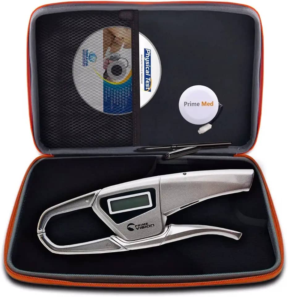 Adipômetro Digital Científico Prime Med Smart Com Software (Branco)