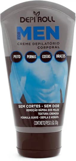 DEPIROLL Creme Depilatório Corporal For Men 130 G Depiroll