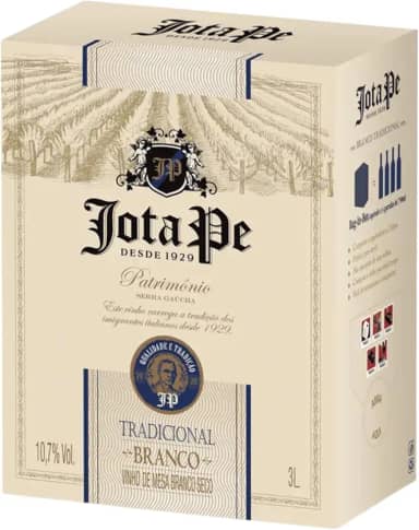 Bag-in-Box JOTA PE Branco Tradicional Seco 3L