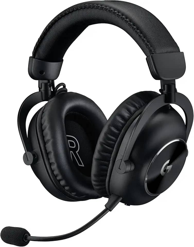 Headset Gamer Sem Fio Logitech G PRO X 2 LIGHTSPEED Com Microfone Removível, Drivers de Grafeno 50mm, Conexão Bluetooth, USB e 3,5 mm, Compatível com PC, PS5, PS4, Switch - Preto