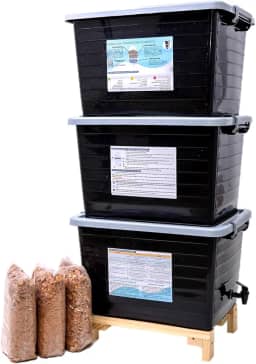 Composteira Doméstica Minhocário 105l - Produza seu próprio adubo por compostagem