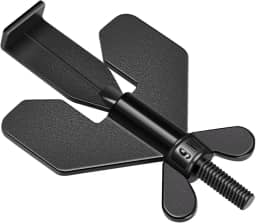 Youtek - Fechadura Trava Porta Portátil De Segurança Para Portas De Hotel Motel Em Aço (Preto)