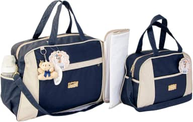 Kit Bolsa Mala Maternidade c/Trocador 3pcs Menino Menina Sunshine