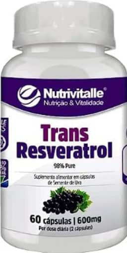 Trans Resveratrol + Óleo TCM Nutrivitalle 60 Softgel