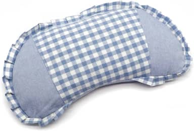 Edomi Travesseiros de casco de trigo sarraceno para dormir, travesseiro cervical pequeno com capa lavável, almofada refrescante em forma de lua, suporte de pescoço para dormir de lado e de costas (56