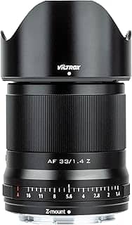 VILTROX Lente AF 33 mm f/1.4 F1.4 Z para Nikon Z, lente de montagem APS-C Z para Nikon Zfc Z5 Z6 Z7 II Z50